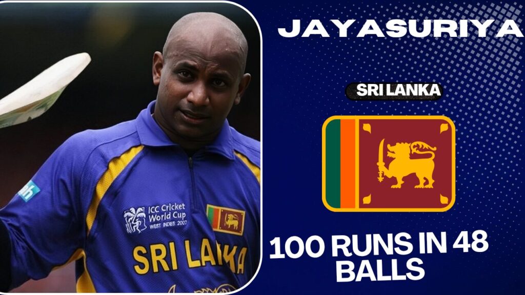 Sanath Jayasuriya's Fastest Century in 48 Balls | 2007 ICC World Cup Sanath Jayasuriya after scoring a fastest century in 48 balls for Sri Lanka during the 2007 ICC World Cup.