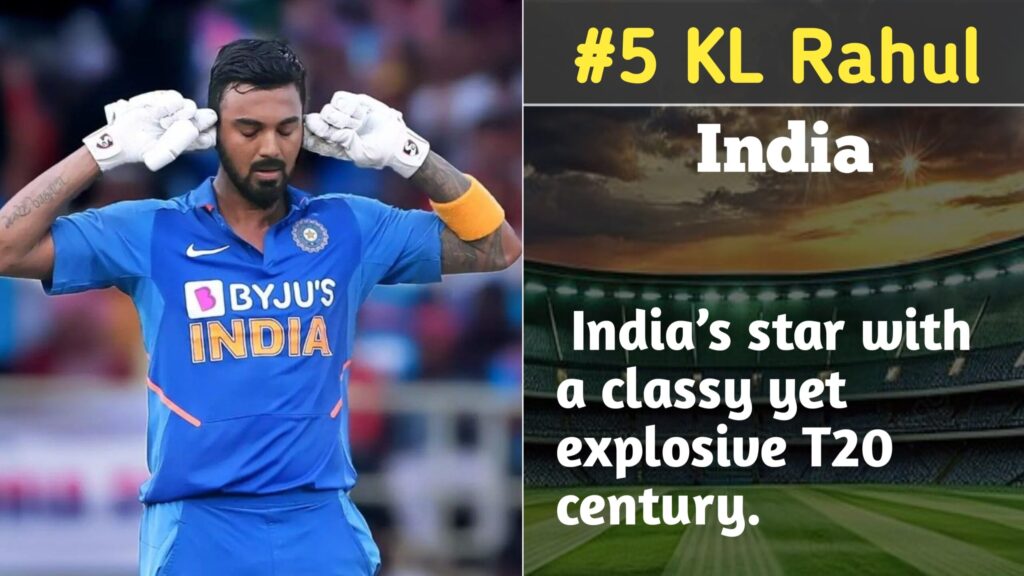 KL Rahul scoring one of the Fastest Hundreds in T20 against West Indies.