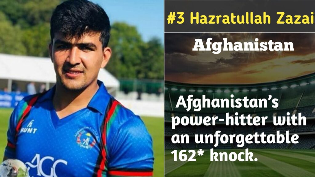 Hazratullah Zazai smashing sixes in one of the Fastest Hundreds in T20 against Ireland.